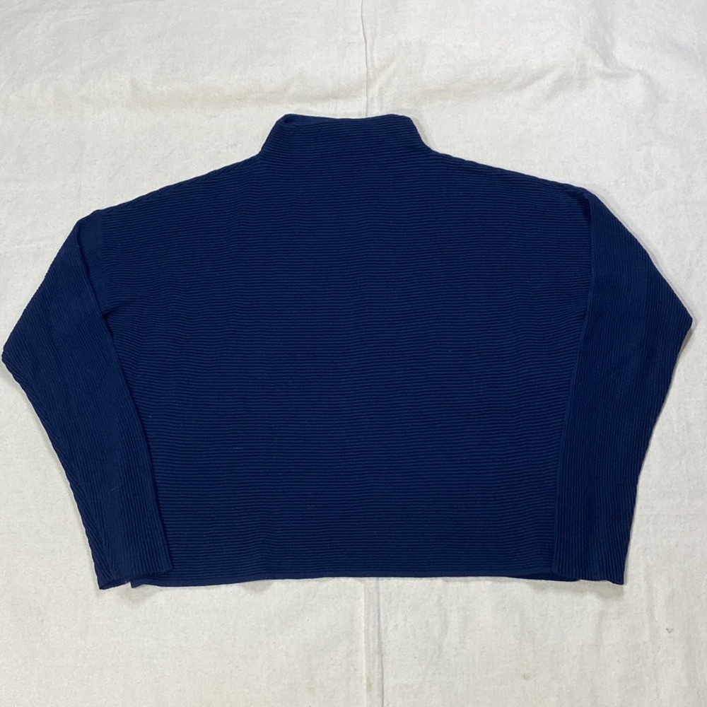 Jack Wills Women's Blue Turtleneck Sweater Sz 8 Long Sleeve